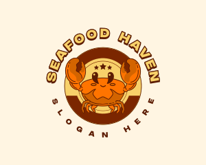 Crustacean Crab Seafood logo