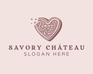 Sugar Heart Cookie logo design