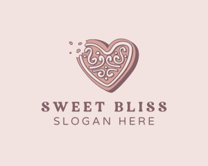 Sugar Heart Cookie logo design