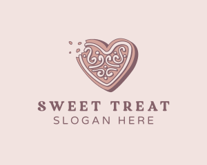 Sugar Heart Cookie logo design