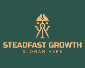 Hard Hat Compass Construction logo