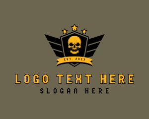 Airforce Skull Shield logo