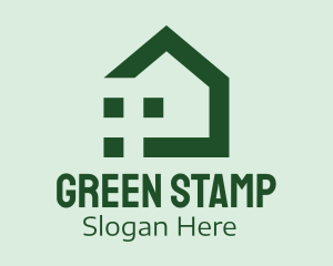 Green Housing Realty  logo design