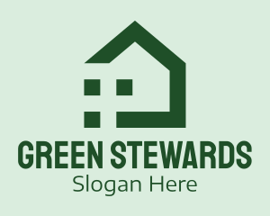 Green Housing Realty  logo design