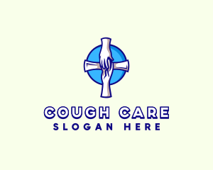 Hand Care Cross logo design