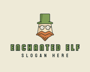 Old Leprechaun Cartoon logo design