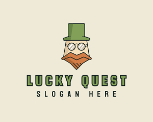 Old Leprechaun Cartoon logo design