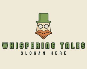 Old Leprechaun Cartoon logo design