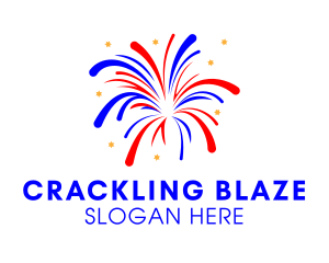 Festive Fireworks Display  logo design