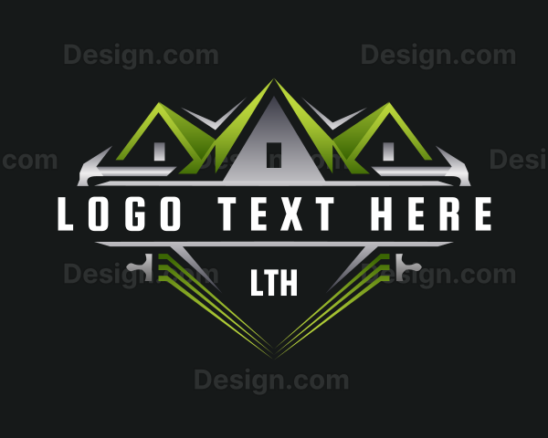 Hammer Brush Handyman Logo