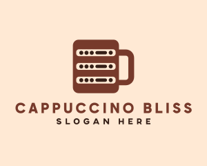 Computer Mug Drink logo design