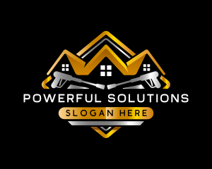 Pressure Washer Cleaner logo design