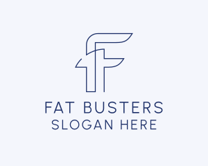 Startup Business Letter F logo design