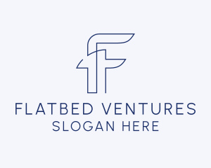 Startup Business Letter F logo design