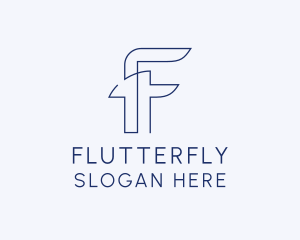 Startup Business Letter F logo design