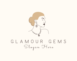 Sophisticated Woman Jewelry  logo design