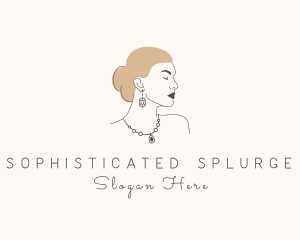 Sophisticated Woman Jewelry  logo design