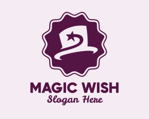 Magician Star Hat  logo design