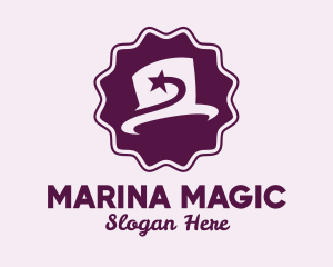 Magician Star Hat  logo design