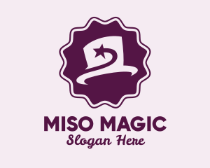 Magician Star Hat  logo design