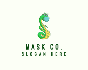 Mask Snake Cartoon logo