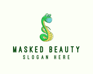 Mask Snake Cartoon logo design