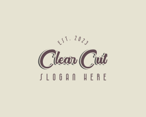 Retro Fashion Business logo design