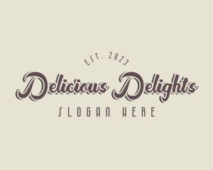 Retro Fashion Business logo design