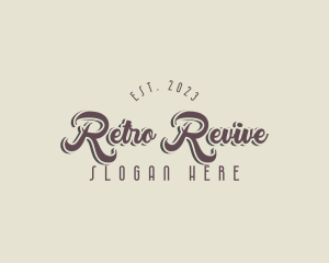 Retro Fashion Business logo design