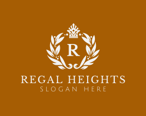 Regal Royal Wreath logo design