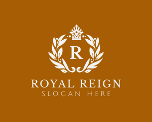 Regal Royal Wreath logo design