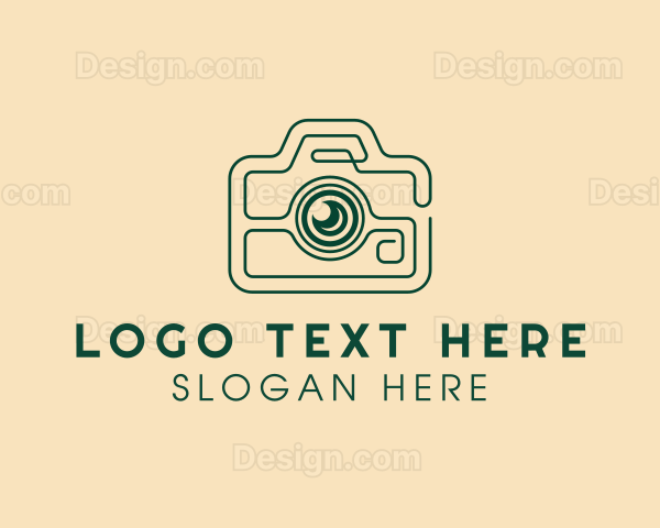 Minimalist Camera Photo Logo