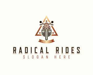 Motorbike Riding Tour logo design