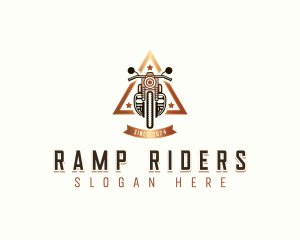 Motorbike Riding Tour logo design