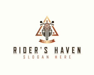 Motorbike Riding Tour logo design