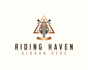 Motorbike Riding Tour logo design