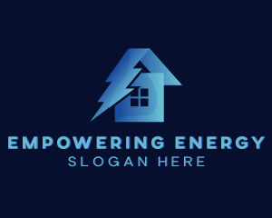 Home Electricity Power logo design