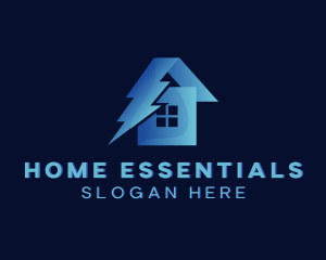 Home Electricity Power logo design