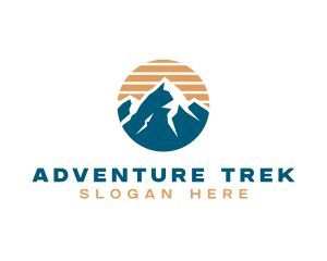 Mountain Climbing Hiking logo design