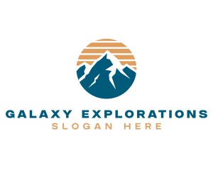 Mountain Climbing Hiking logo design