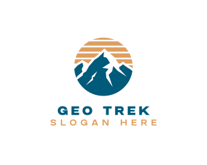 Mountain Climbing Hiking logo design