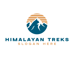 Mountain Climbing Hiking logo design