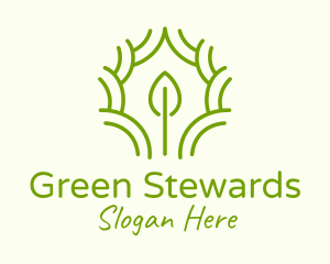 Plant Nature Conservation logo design