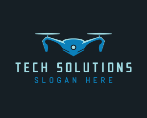  Camera Drone Tech Logo