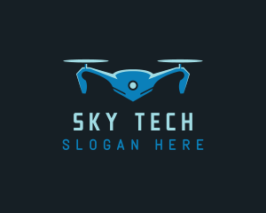  Camera Drone Tech logo design