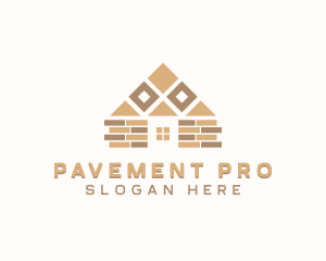 Tile Flooring Pavement logo design