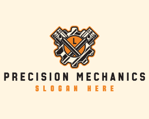 Industrial Piston Gear logo design