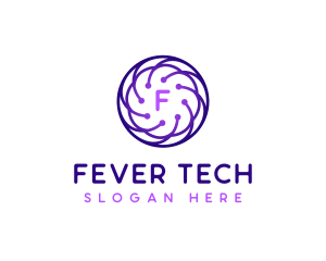 Tech Company Cyberspace logo design