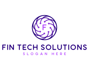 Tech Company Cyberspace logo design