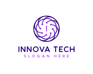 Tech Company Cyberspace logo design